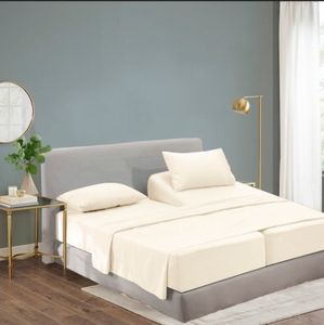 Bamboo Sheet Set - Split King size- Ivory